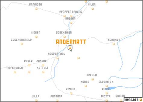 closest airport to andermatt.